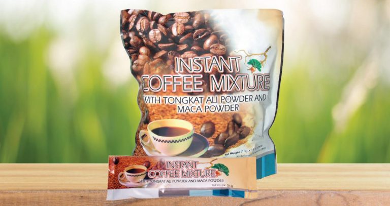 Instant Coffee Mixture With Tongkat Ali Powder & Maca